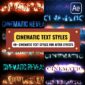 40+ Cinematic Text Styles Pack For After Effects